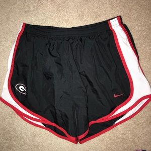 UGA Nike running shorts